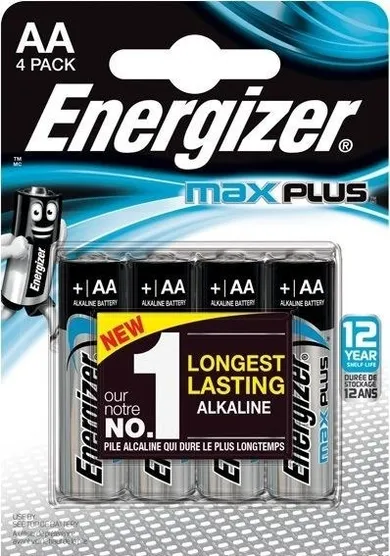 Energizer Bateria Max Plus Aa Lr6, 4 Eco