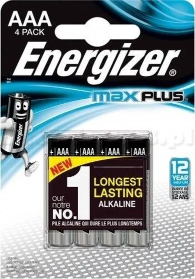 Energizer, bateria Max Plus Aaa Lr03, 4 Eco