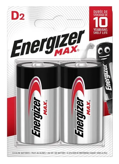 Energizer, Eco, bateria Max D LR20, 2 szt.