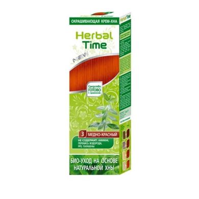 Energy Of Vitamins, Herbal Time, henna do włosów naturalna, 3 miodowa czerwień