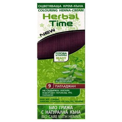 Energy Of Vitamins, Herbal Time, henna do włosów naturalna, 9 bakłażan