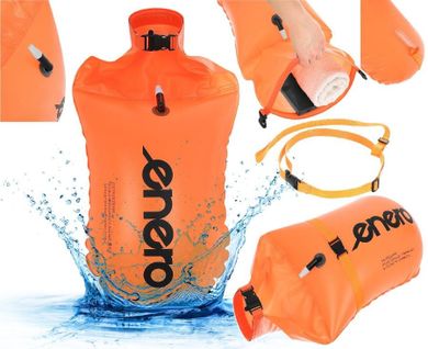 Enero, dmuchana bojka asekuracyjna, sucha kieszeń 2w1, 69-37,5 cm