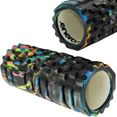 Enero Fit, wałek roller do ćwiczeń, camouflage, 14-33 cm