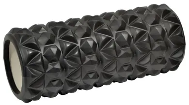 Enero fit, wałek roller do ćwiczeń, czarny, 14-33 cm, 865g