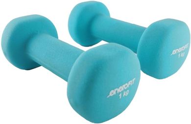 Enero Fit, zestaw hantli neoprenowych, 1 kg, 2 szt.