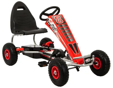 Enero, gokart auto na pedały, czerwony