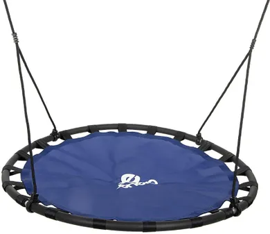 Enero, huśtawka ogrodowa, bocianie gniazdo, 120 cm, niebieska