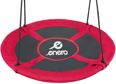 Enero, huśtawka ogrodowa, bocianie gniazdo, XXL, czerwona, 100 cm