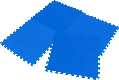 Enero, mata, puzzle piankowe, niebieska, 60-60 cm, 4 szt.
