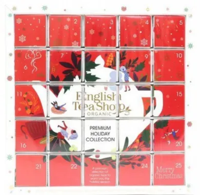 English Tea Shop, Bio Advent Calendar Red Puzzle 25Ct, herbata