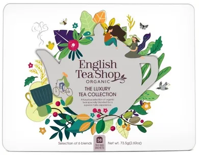 English Tea Shop, Bio Luxury White Tin 36 New, zestaw