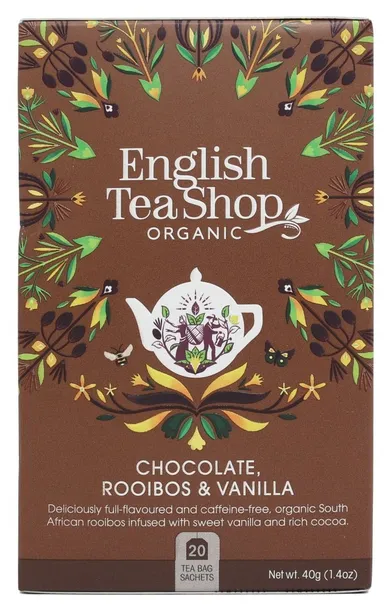 English Tea Shop, herbata bio, chocolate rooibos vanilla