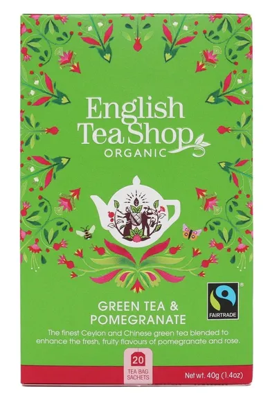 English Tea Shop, herbata bio, green tea pomegranate