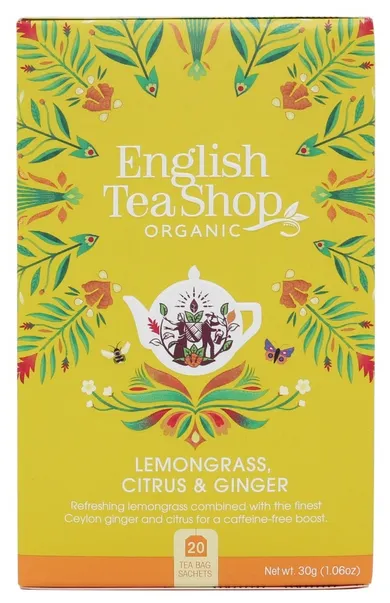 English Tea Shop, herbata bio, lemongrass citrus & ginger