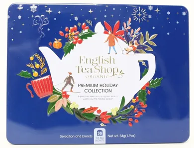 English Tea Shop, herbata bio w niebieskiej puszce, torebki, 36 szt.