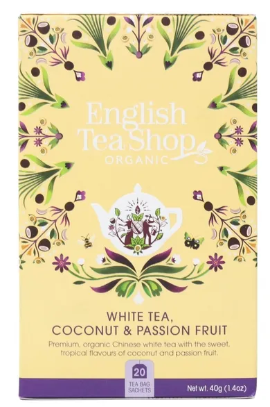 English Tea Shop, herbata bio, white tea coconut & passion fruit