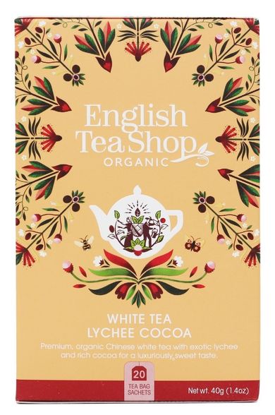 English Tea Shop, herbata bio, white tea lychee cocoa