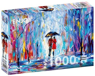 Enjoy, Deszczowa miłość, puzzle, 1000 elementów