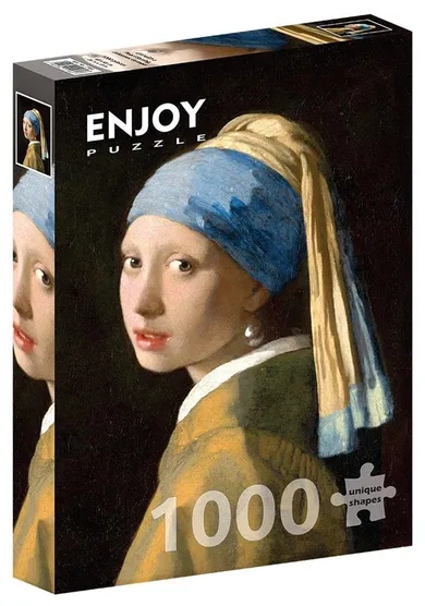 Enjoy, Dziewczyna z perłą, Johannes Vermeer, puzzle, 1000 elementów