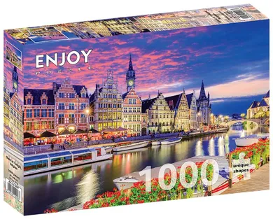 Enjoy, Gandawa, Belgia, puzzle, 1000 elementów