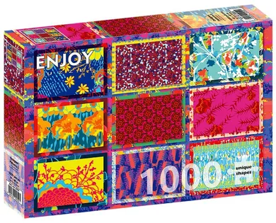 Enjoy, Kolorowe wzory, puzzle, 1000 elementów