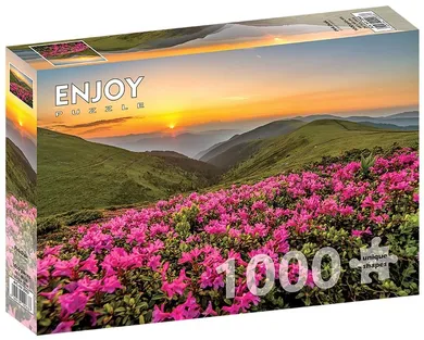 Enjoy, Różowy zmierzch, puzzle, 1000 elementów