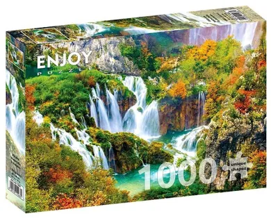 Enjoy, Wodospady Plitwickie, Chorwacja, puzzle, 1000 elementów