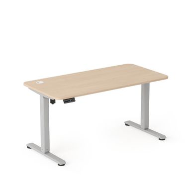 Entelo, Axio, biurko elektryczne regulowane, rozmiar 3-4, 100-60 cm, brzoza