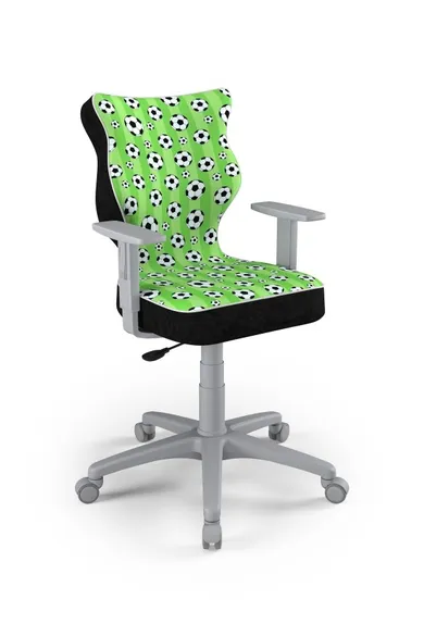 Entelo, Duo, krzesło biurowe z podłokietnikami, wzrost 159-188 cm, piłki