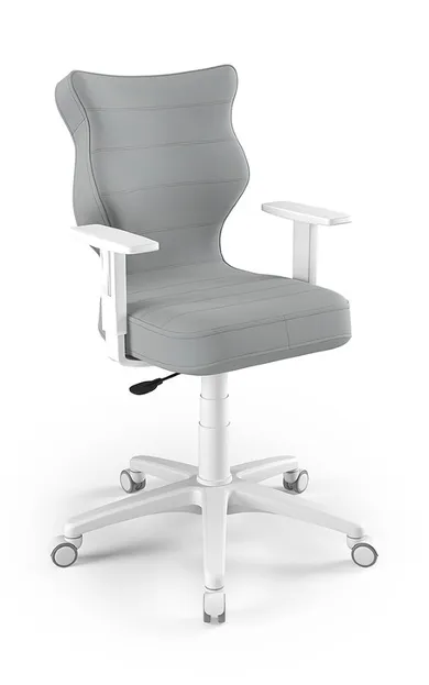 Entelo, Duo, krzesło młodzieżowe, szary, wzrost 146-176,5 cm
