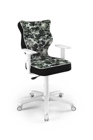 Entelo, Duo, krzesło młodzieżowe z podłokietnikami, wzrost 146-176,5 cm, moro