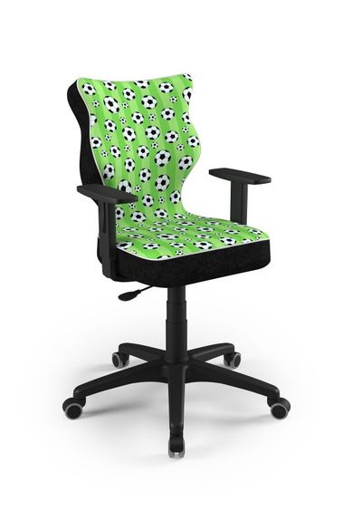 Entelo, Duo, krzesło młodzieżowe z podłokietnikami, wzrost 146-176,5 cm, piłki