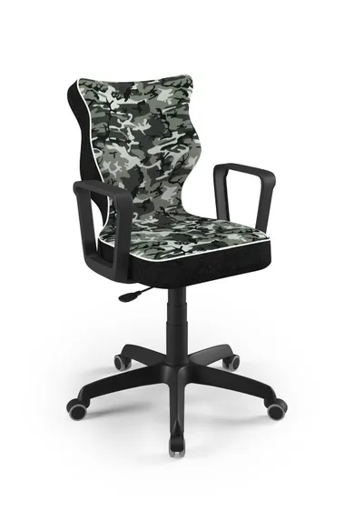 Entelo, Norm, krzesło młodzieżowe, rozmiar 5, wzrost 146-176,5 cm, czarne