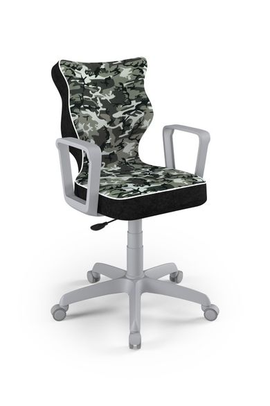 Entelo, Norm, krzesło młodzieżowe z podłokietnikami, wzrost 146-176,5 cm, moro