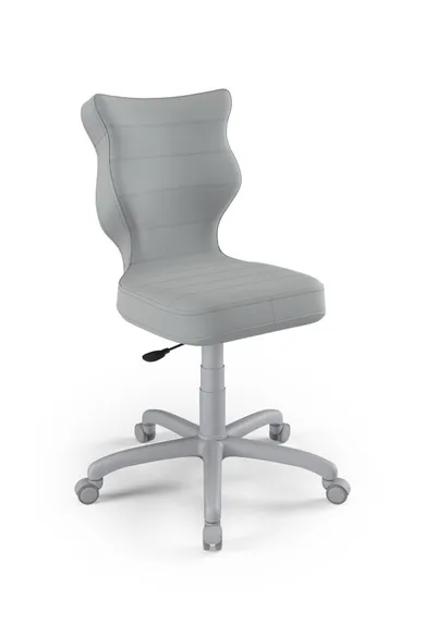 Entelo, Petit, krzesło biurowe, rozmiar 6, wzrost 159-188 cm, szare
