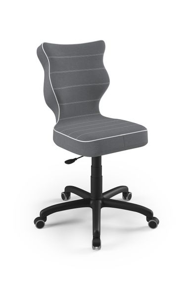 Entelo, Petit, krzesło biurowe, wzrost 159-188 cm, ciemno szare