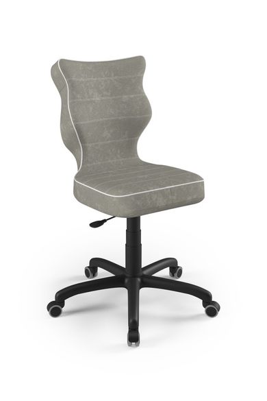 Entelo, Petit, krzesło biurowe, wzrost 159-188 cm, szare