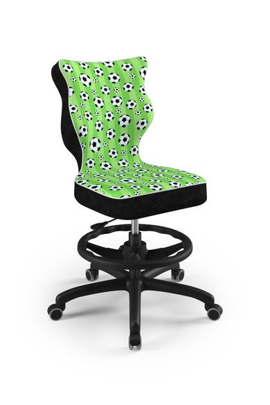 Entelo, Petit, krzesło biurowe z podnóżkiem, wzrost 159-188 cm, piłki