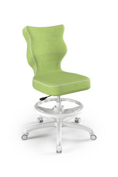 Entelo, Petit, krzesło biurowe z podnóżkiem, wzrost 159-188 cm, zielone