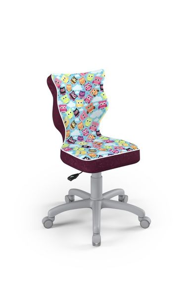 Entelo, Petit, krzesło dziecięce, wzrost 133-159 cm, sowy