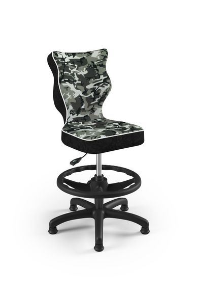 Entelo, Petit, krzesło dziecięce z podnóżkiem, wzrost 133-159 cm, moro