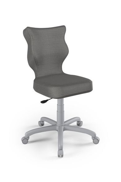 Entelo, Petit, krzesło młodzieżowe, wzrost 146-176,5 cm, ciemno szare