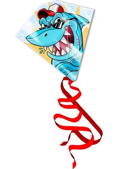 Eolo, latawiec plastikowy, shark, 59-55 cm