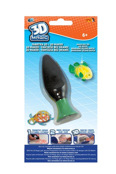 Epee, 3DMagic, Fabryka 3D - Magiczny żel, zielony, 1 szt.