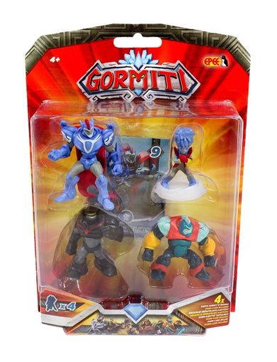 Epee, Gormiti, zestaw minifigurek, 5 cm, 4 szt.