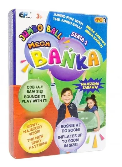 Epee, Jumbo Ball, mega bańka, 13-18-3 cm