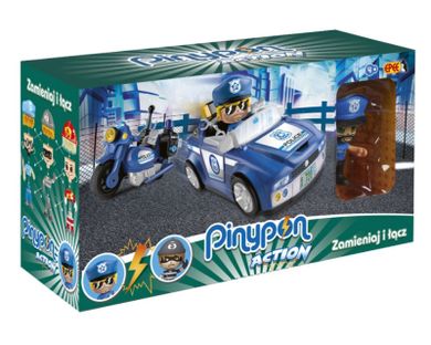 Epee, PinyPon Action, policja, pojazd z figurką