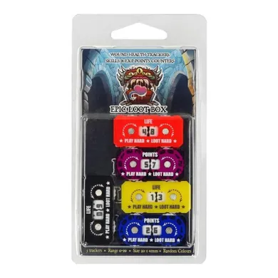 Epic Loot Box, Trackers Counters, Liczniki, Range 0-99, rozmiar 20-41 mm, różne kolory
