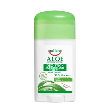 Equilibra, Aloe Gentle Deo-Stick, aleosowy dezodorant w sztyfcie, 50 ml