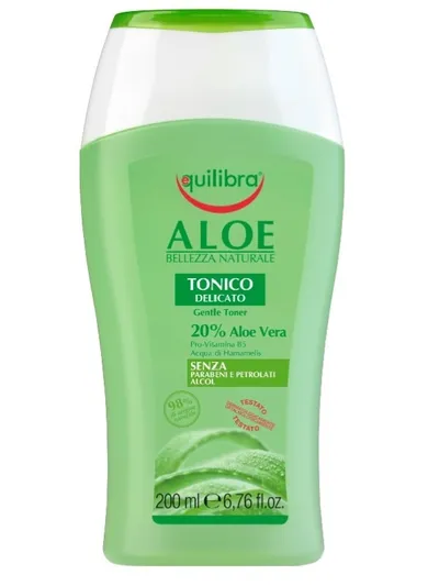 Equilibra, Aloe Gentle Toner, tonik aloesowy do twarzy, 200 ml